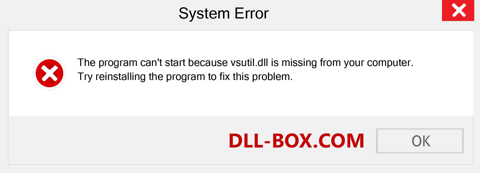  vsutil.dll file is missing?. Download for Windows 7, 8, 10 - Fix  vsutil dll Missing Error on Windows, photos, images